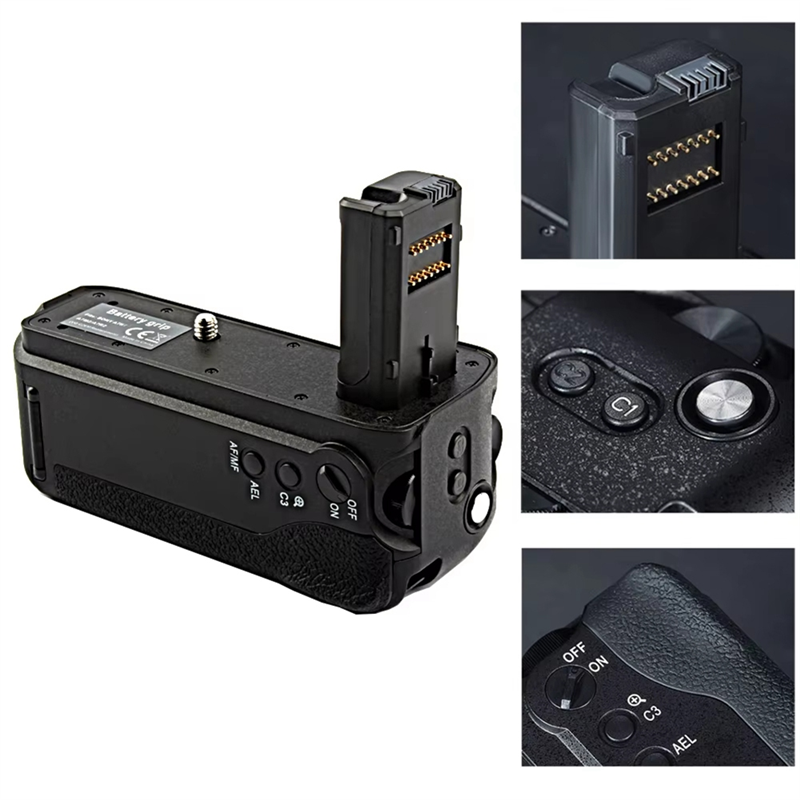 Camera Battery Grip - Battery Grip Holder Works With NP-FW50