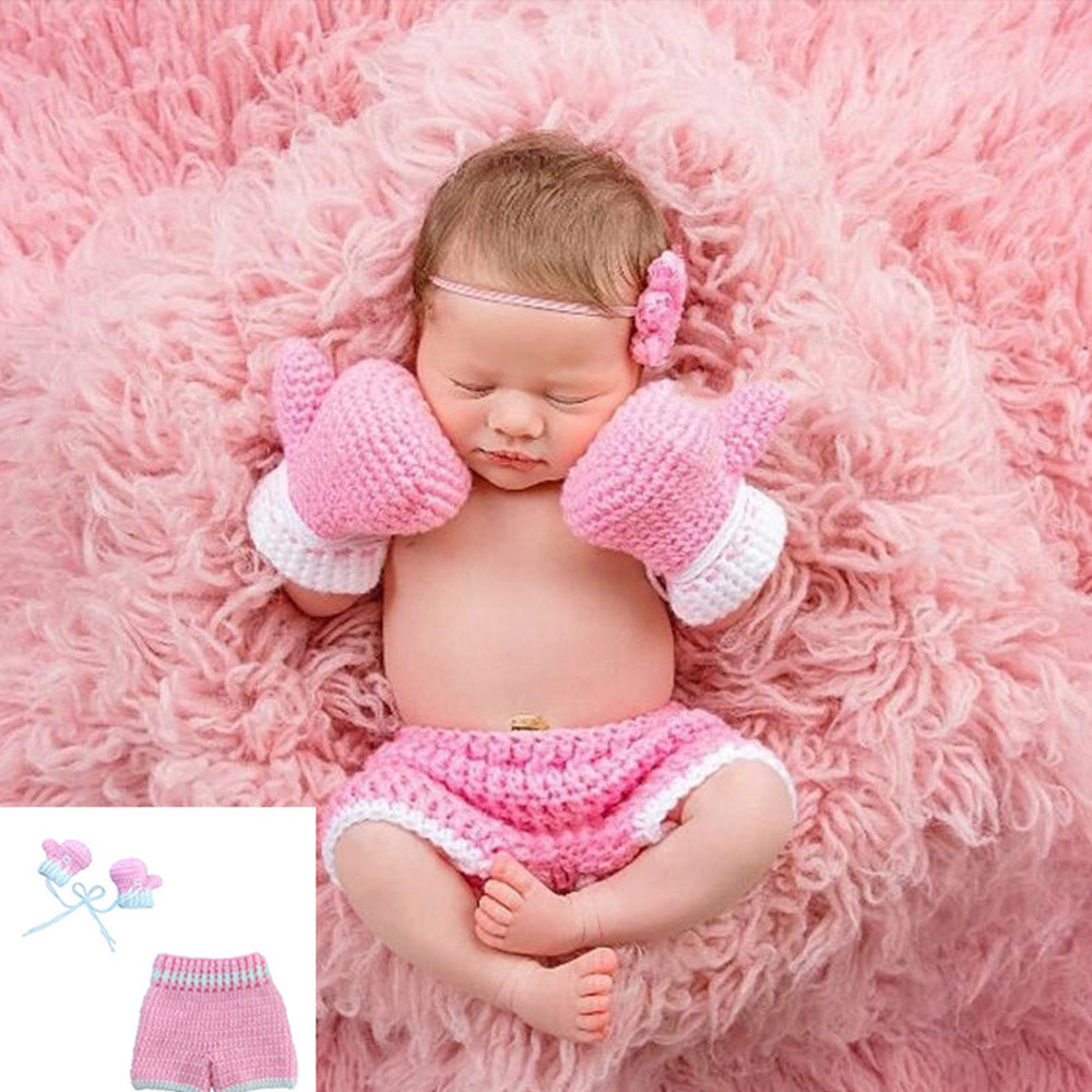 Photography Still Life - 2pcs/set Newborn Baby Boxing Dress Up