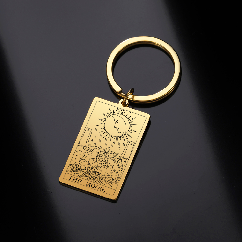 Photography Major - Tarot Card Keychain Major Arcana Pendant