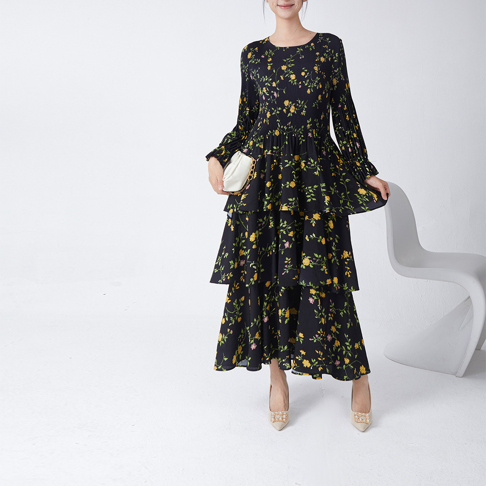 Photography Still Life - Miyake French Elegant Printed Dress 2024