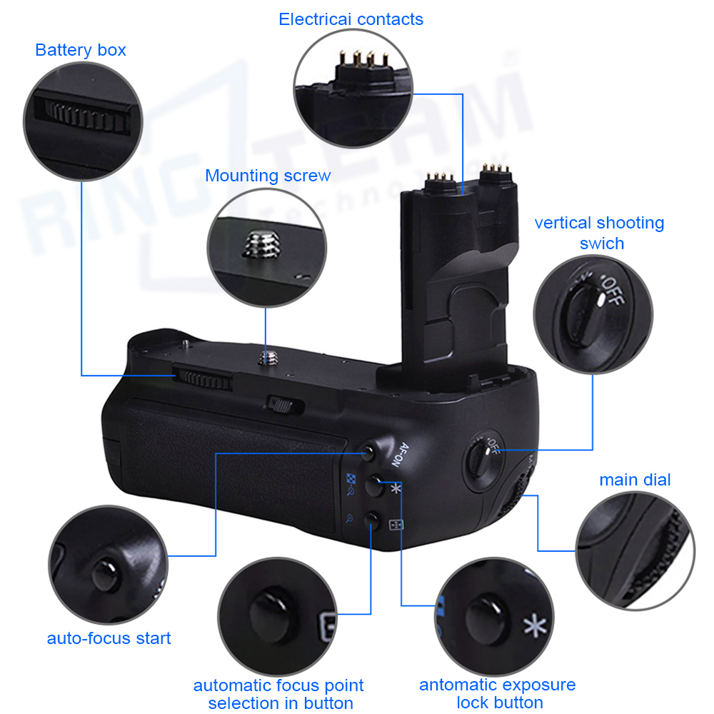 Vertical Battery Grip BG-E7 fo - Camera Battery Grip ulasan dan harga