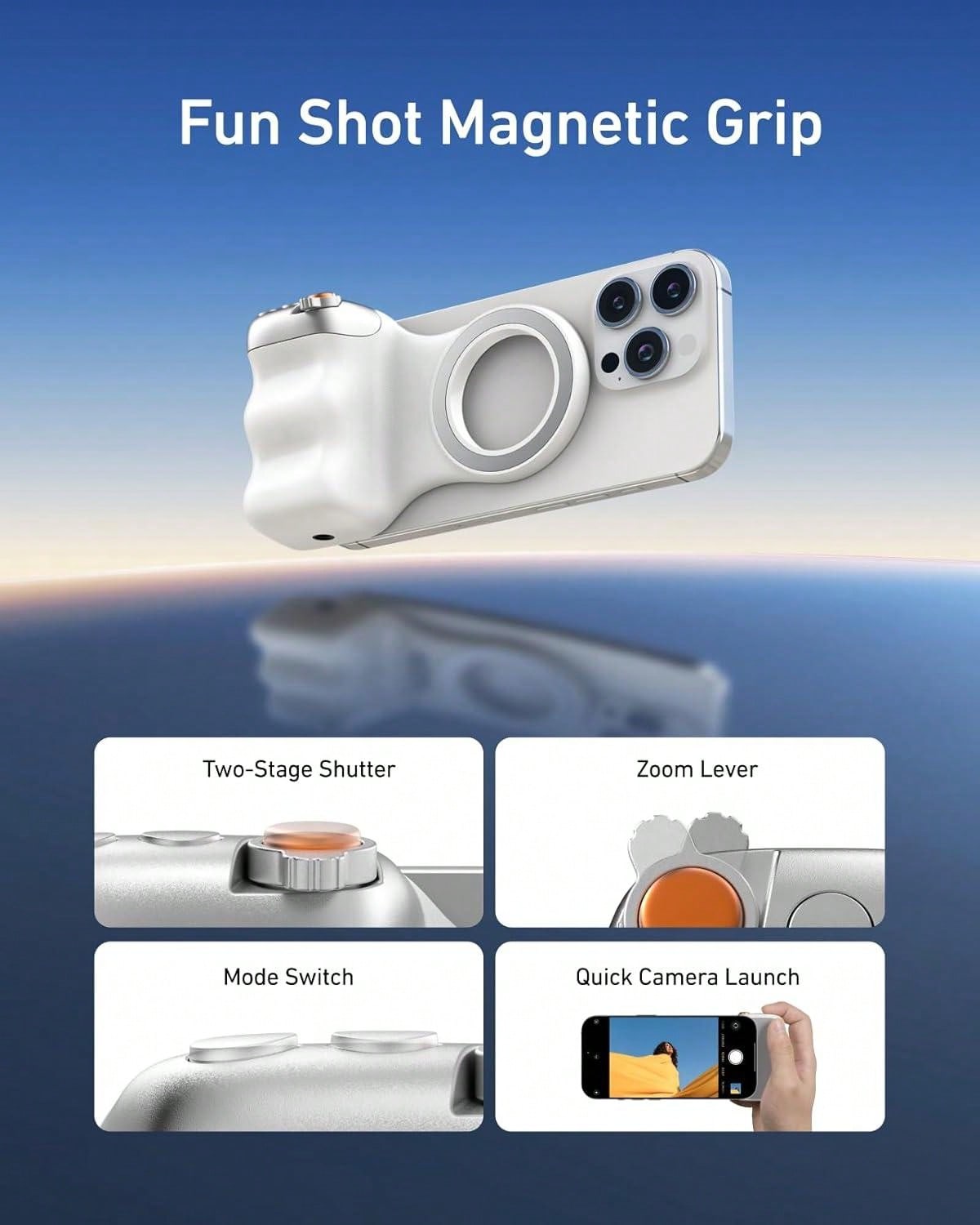 Silver Magnetic Phone Camera G - Photography Major ulasan dan harga