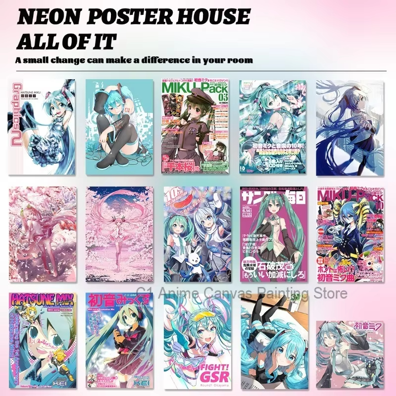 1pc frameless Hatsune Miku Ani - Photography Studio ulasan dan harga