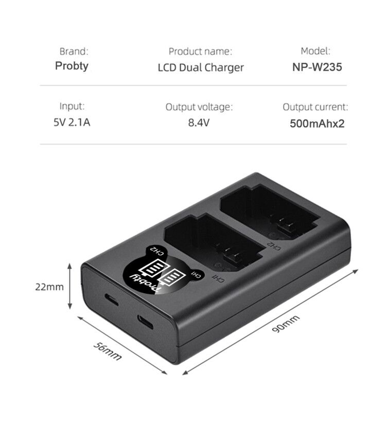2200mAh NP-W235 NP W235 Batter - Camera Battery Grip ulasan dan harga