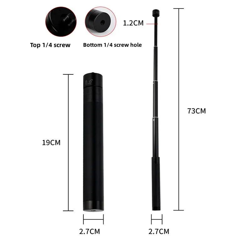 2in1 Selfie Stick Tripod Metal - Photography Basics ulasan dan harga