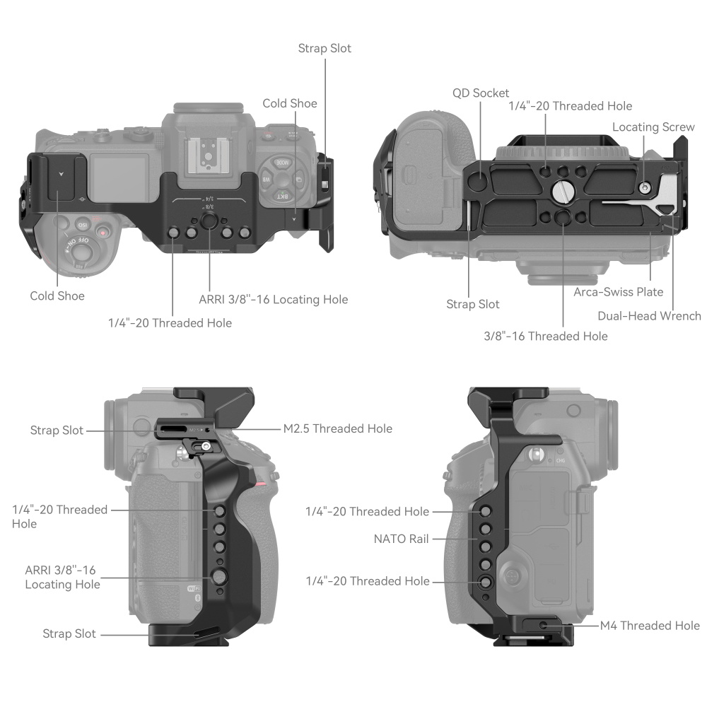 SmallRig Camera Cage for Nikon - Camera Battery Grip ulasan dan harga