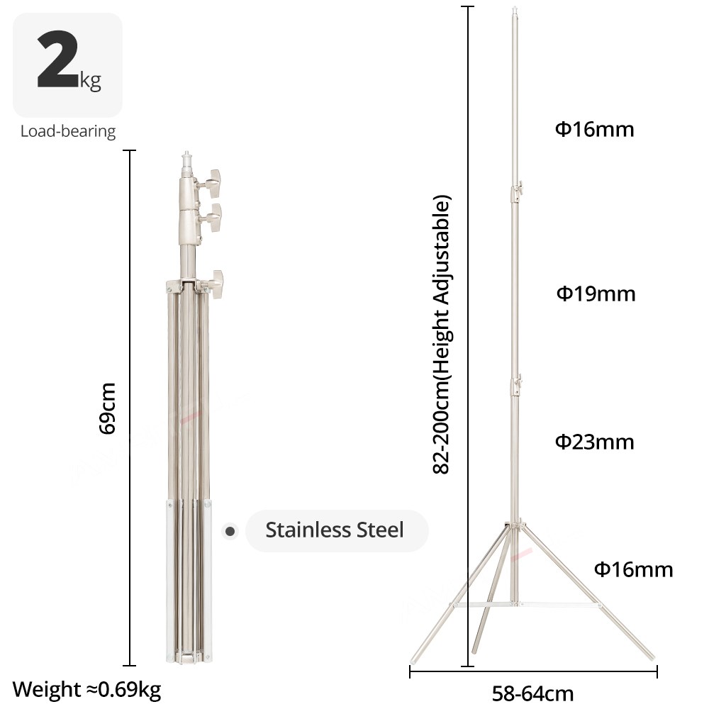 AMBITFUL Stainless Steel 2M He - Photography Basics ulasan dan harga