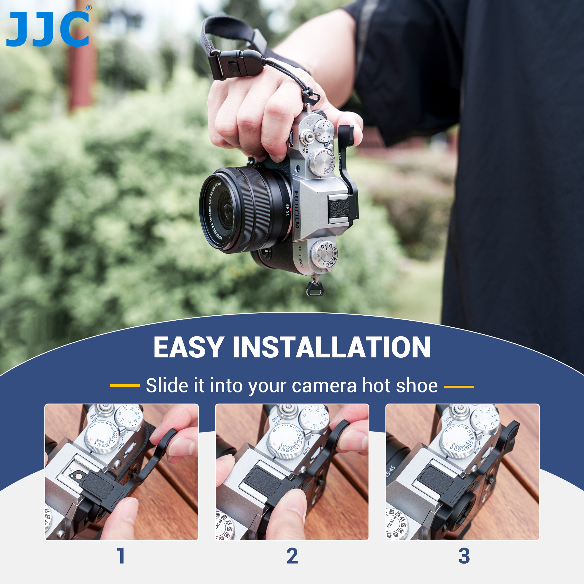 JJC Deluxe Metal Thumb Up Grip - Camera Battery Grip ulasan dan harga