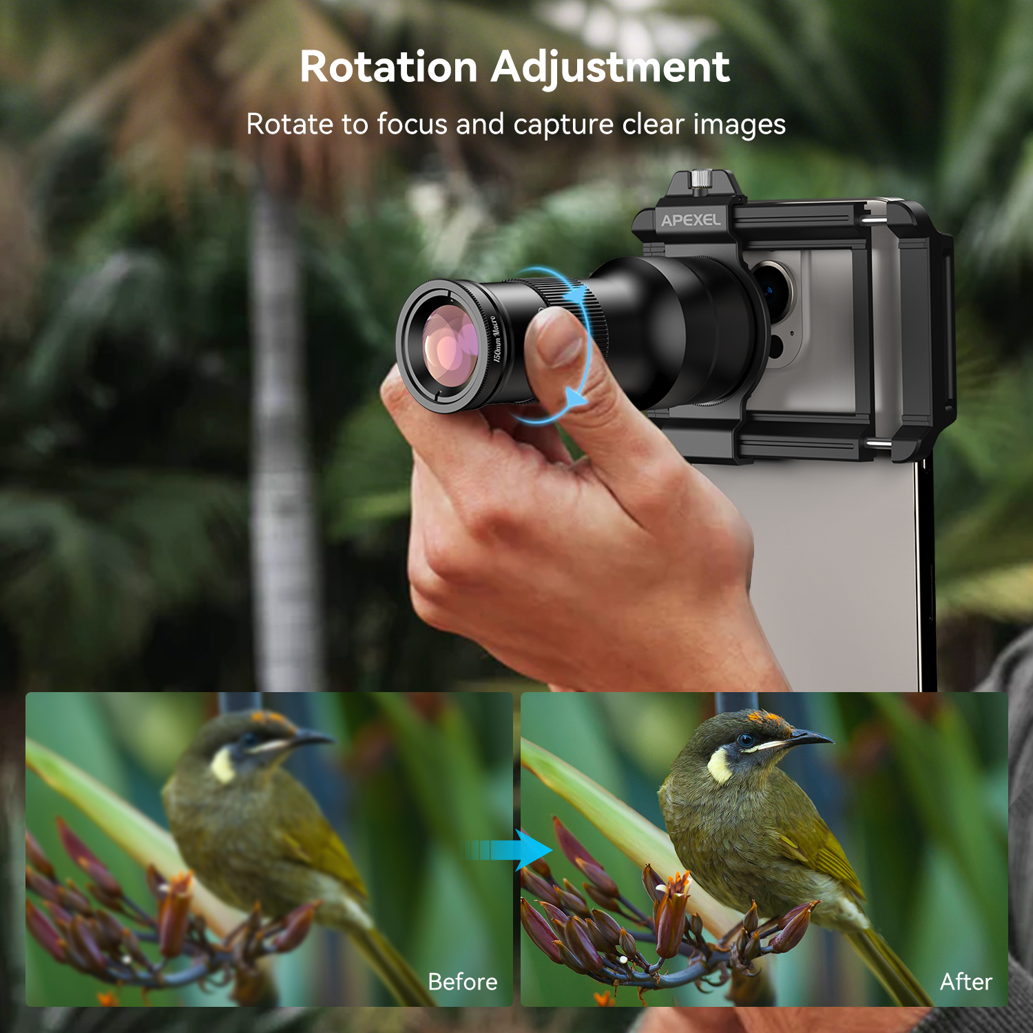 APEXEL 6X Telephoto Macro Lens - Photography Major ulasan dan harga